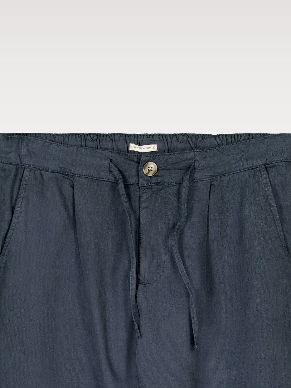 Pantalón de lino con pinzas