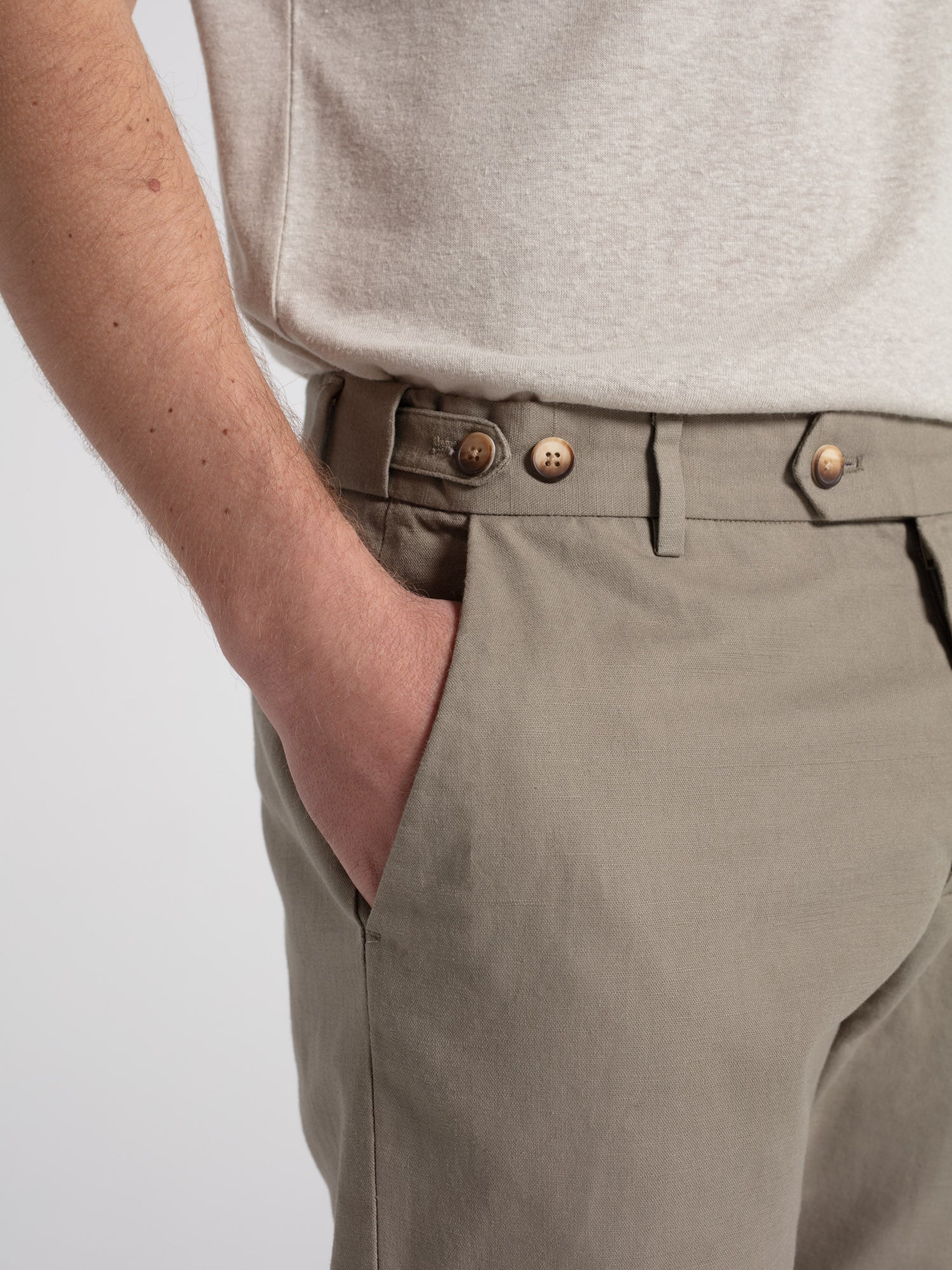 Pantalón smart lino