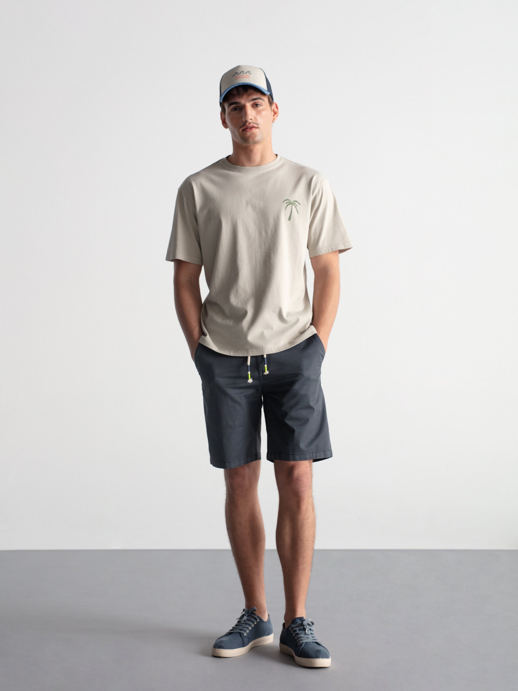 Bermuda chino cordón