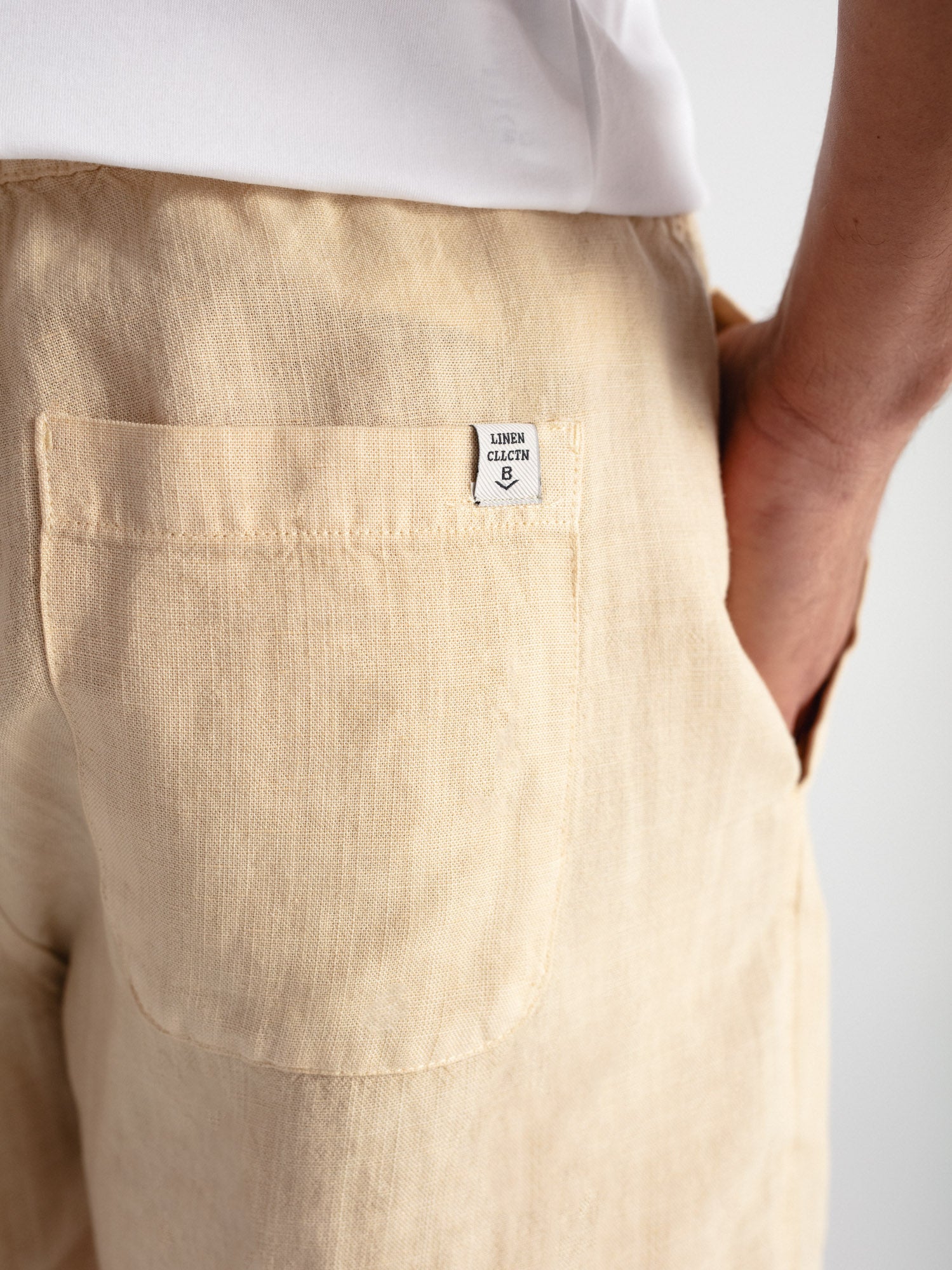 Bermuda lino jogger