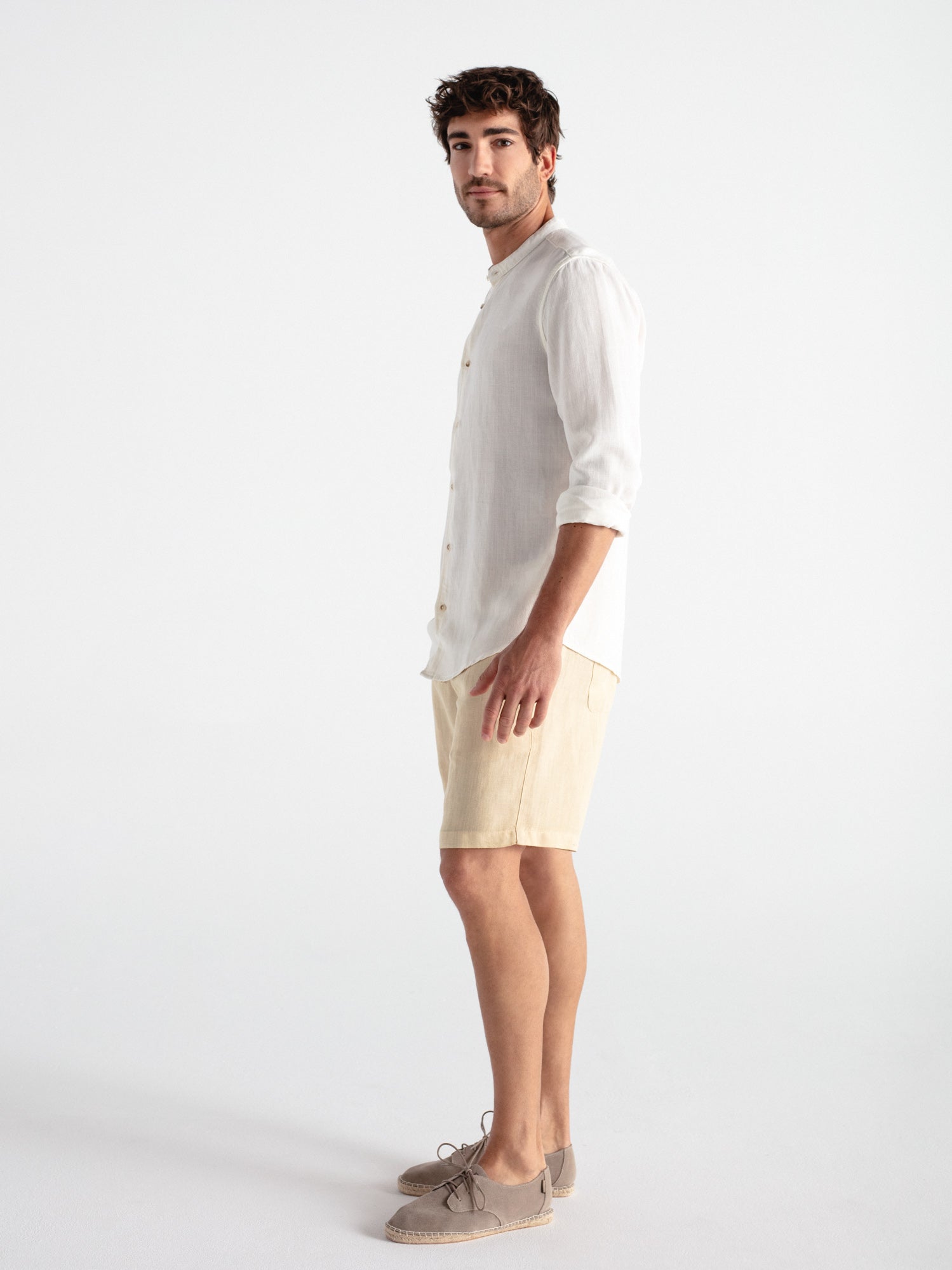 Bermuda lino jogger