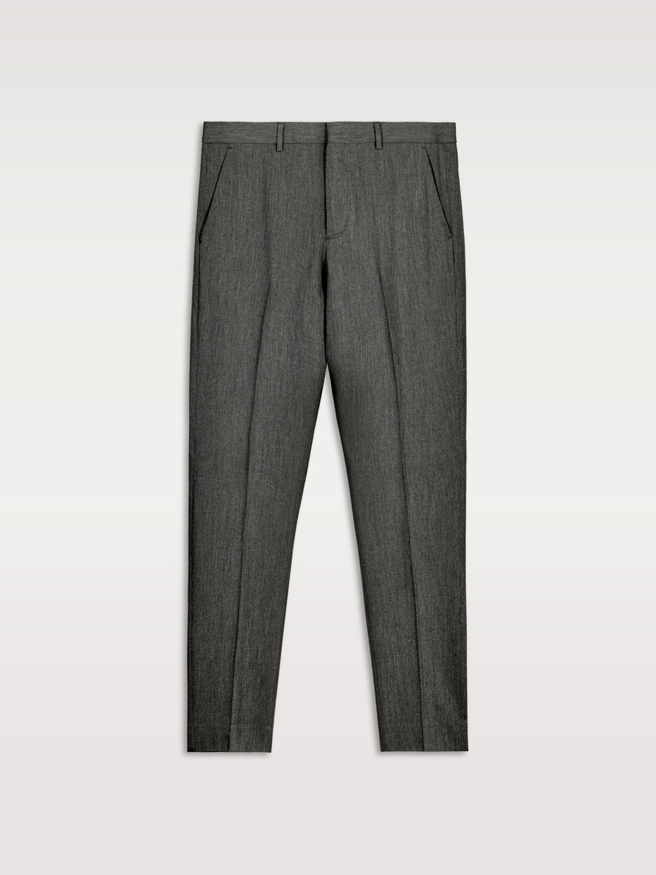 Pantalón de traje skinny fit liso