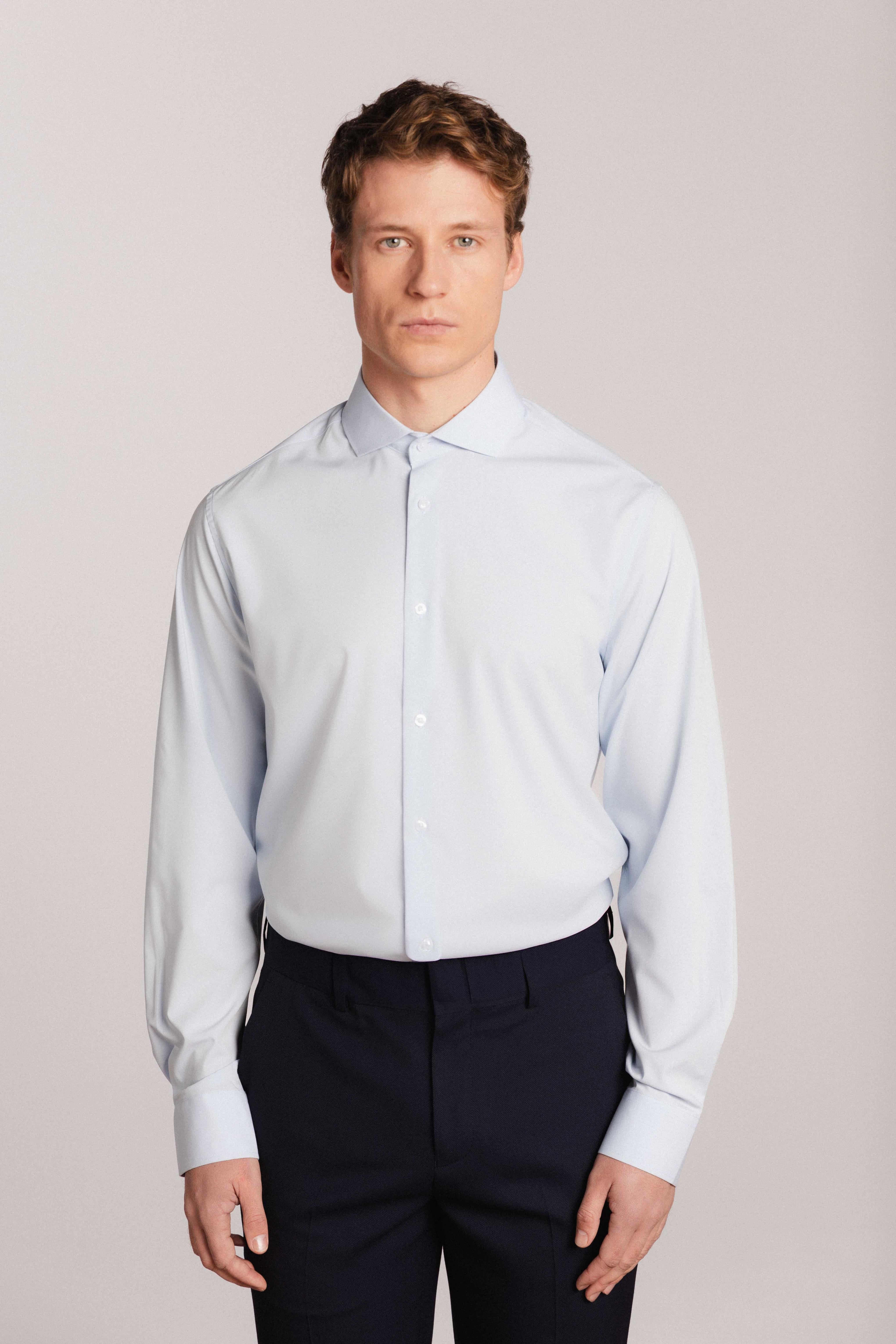 Camisa de vestir slim fit water repellent
