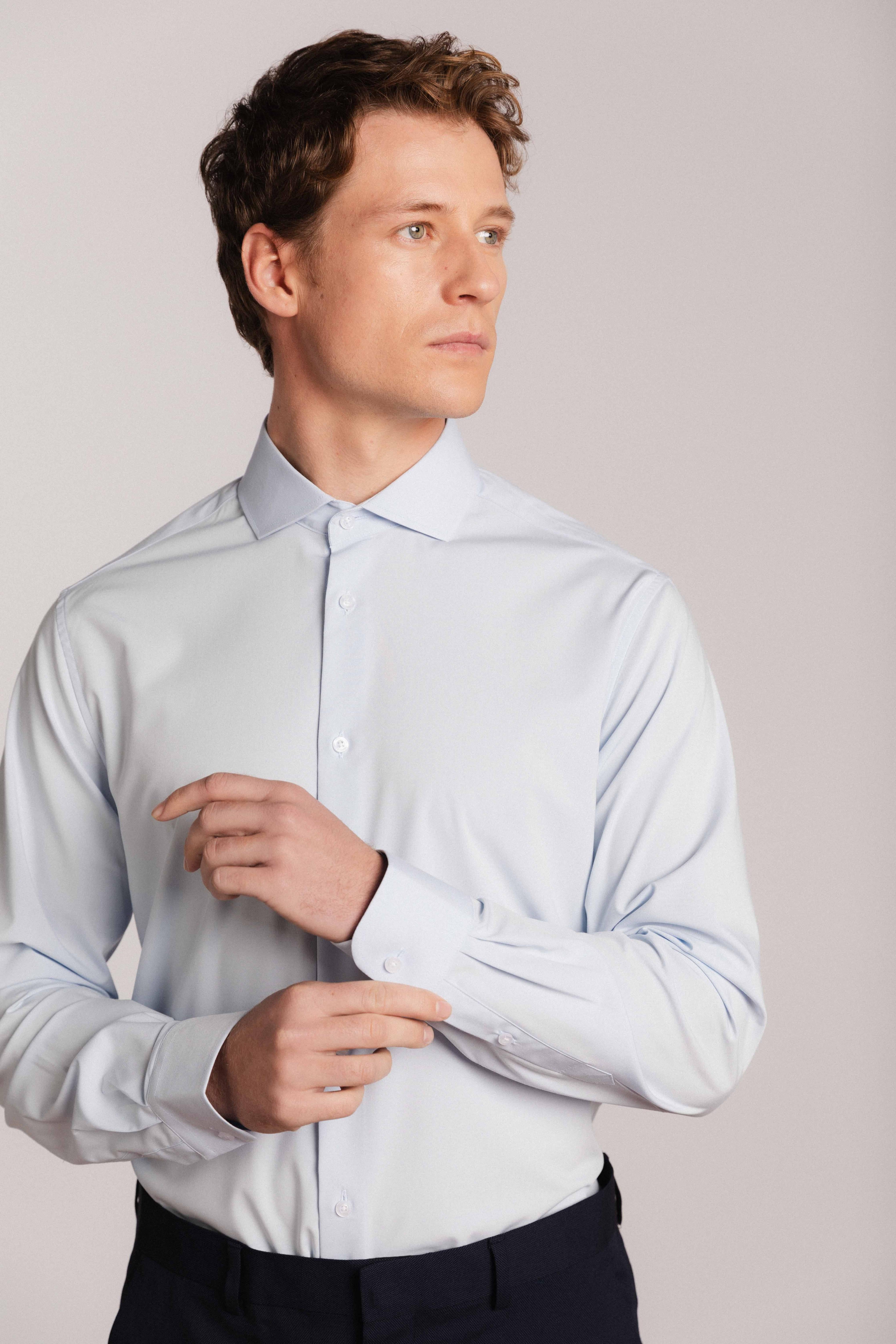 Camisa de vestir slim fit water repellent