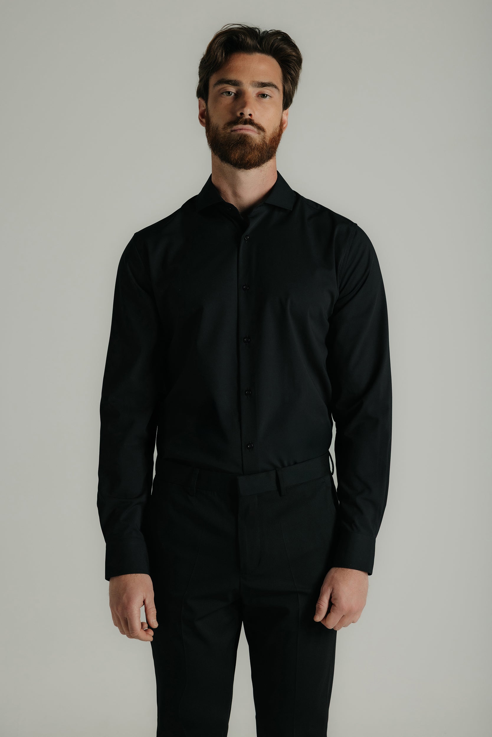 Camisa de vestir slim fit water repellent