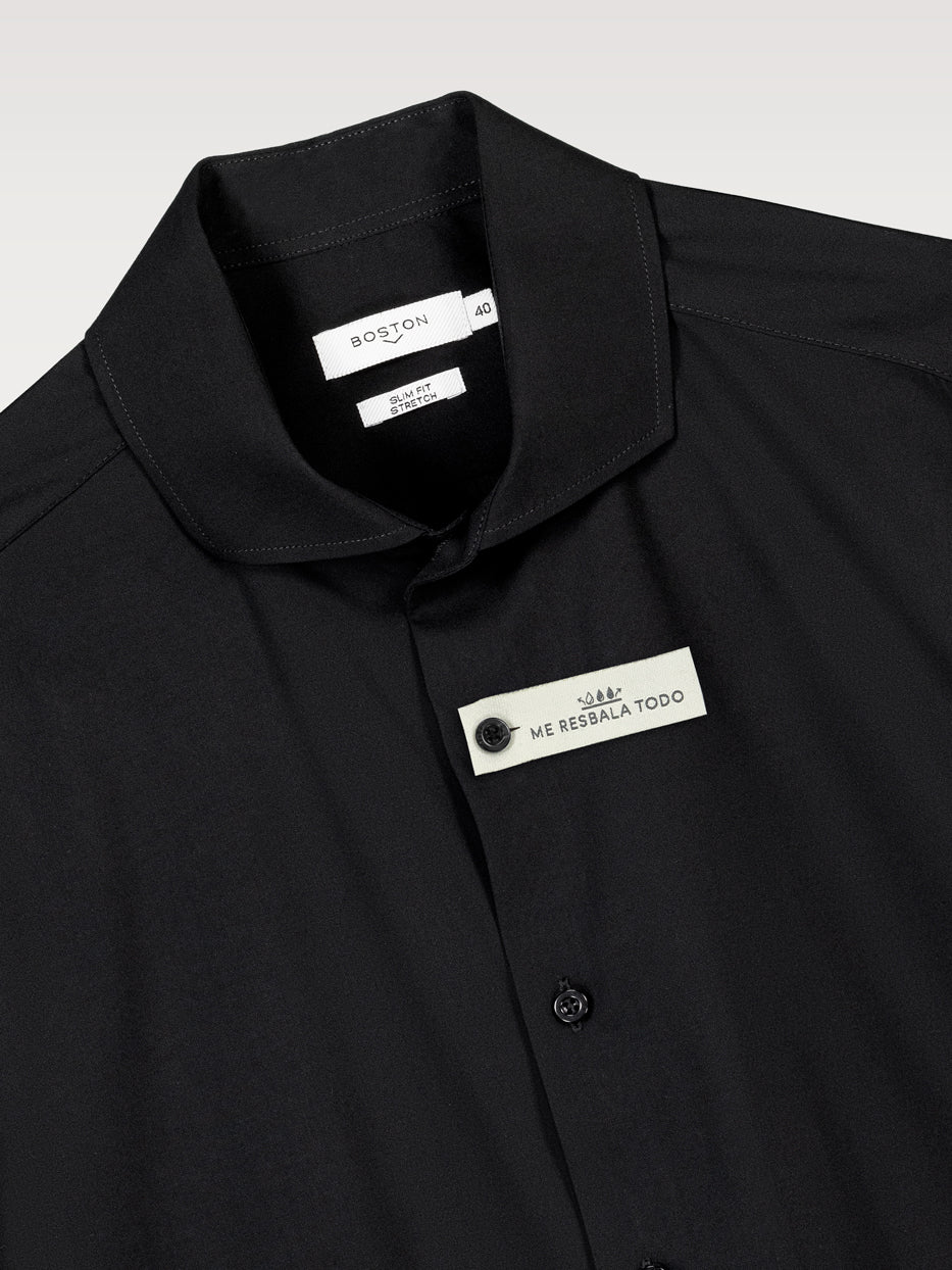 Camisa de vestir slim fit water repellent