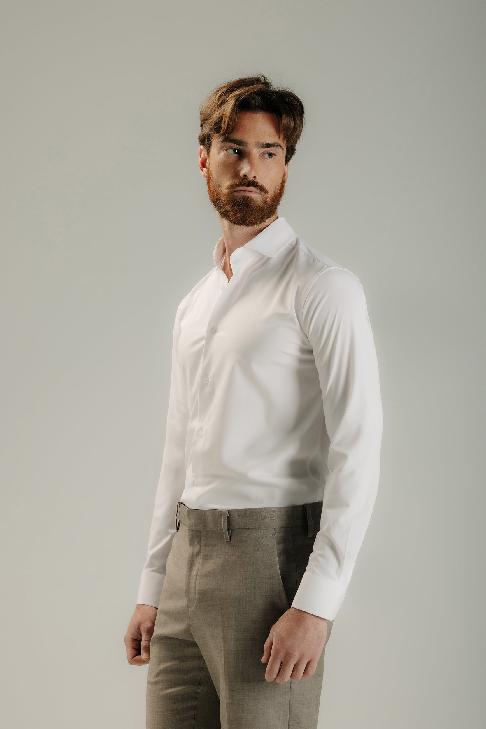 Camisa vestir slim fit estructura