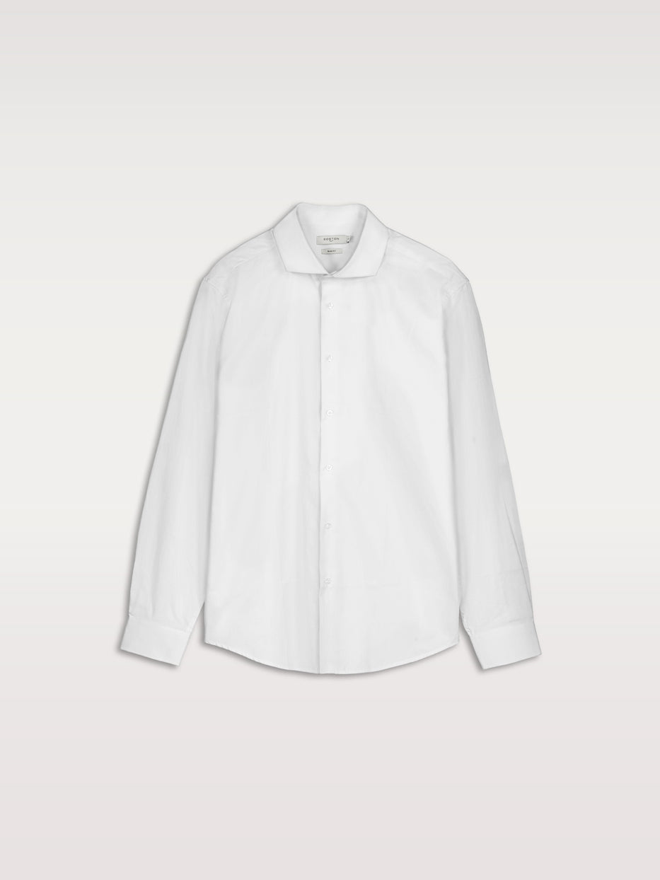 Camisa vestir slim fit estructura
