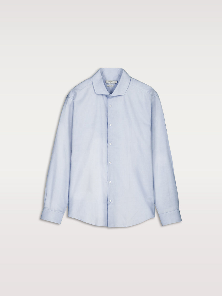 Camisa vestir slim fit estructura