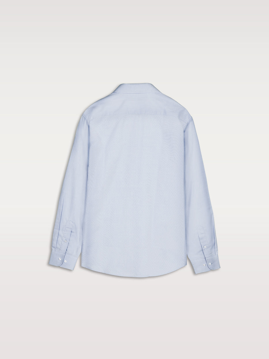 Camisa vestir slim fit estructura