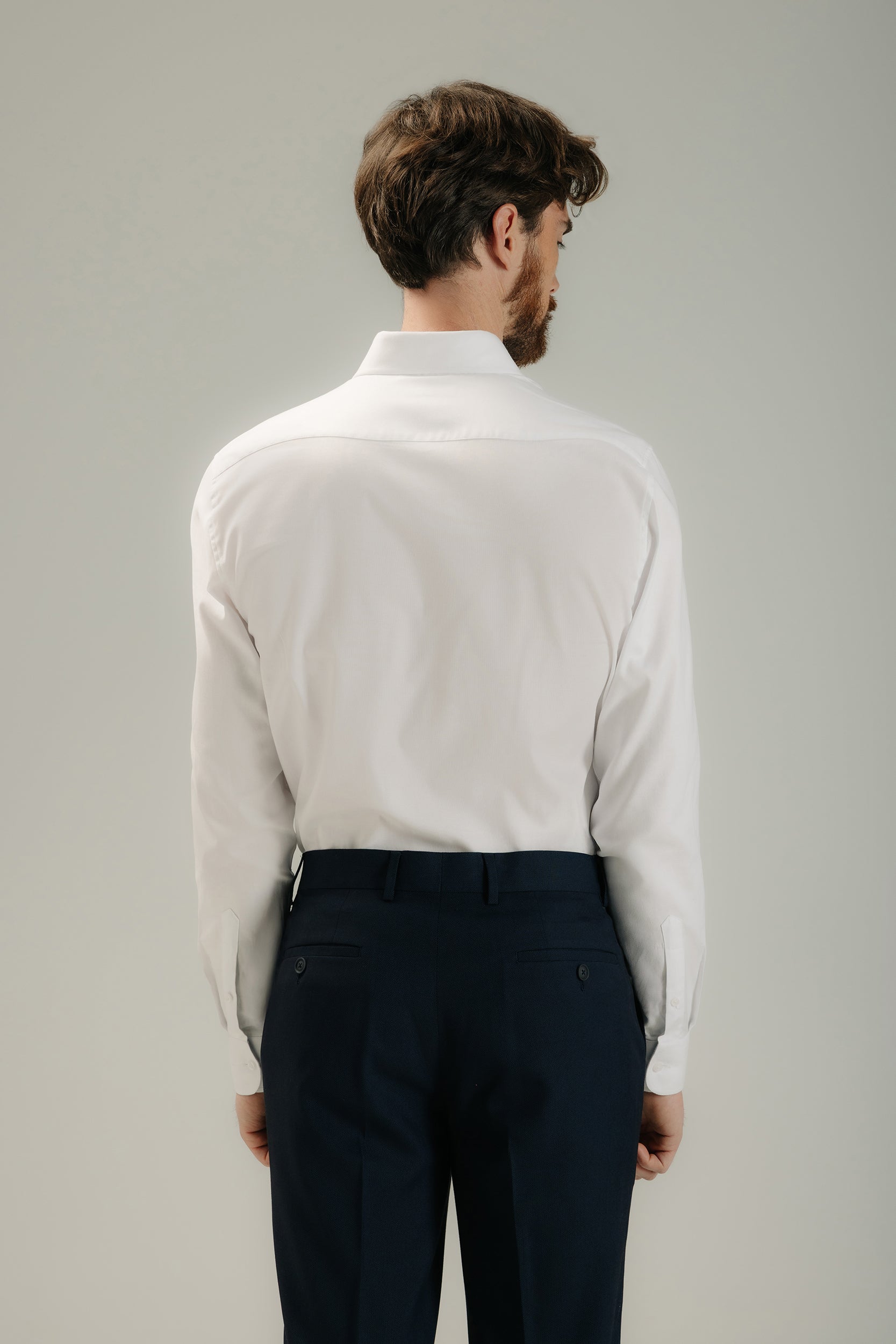 Camisa vestir 100% algodón estructura