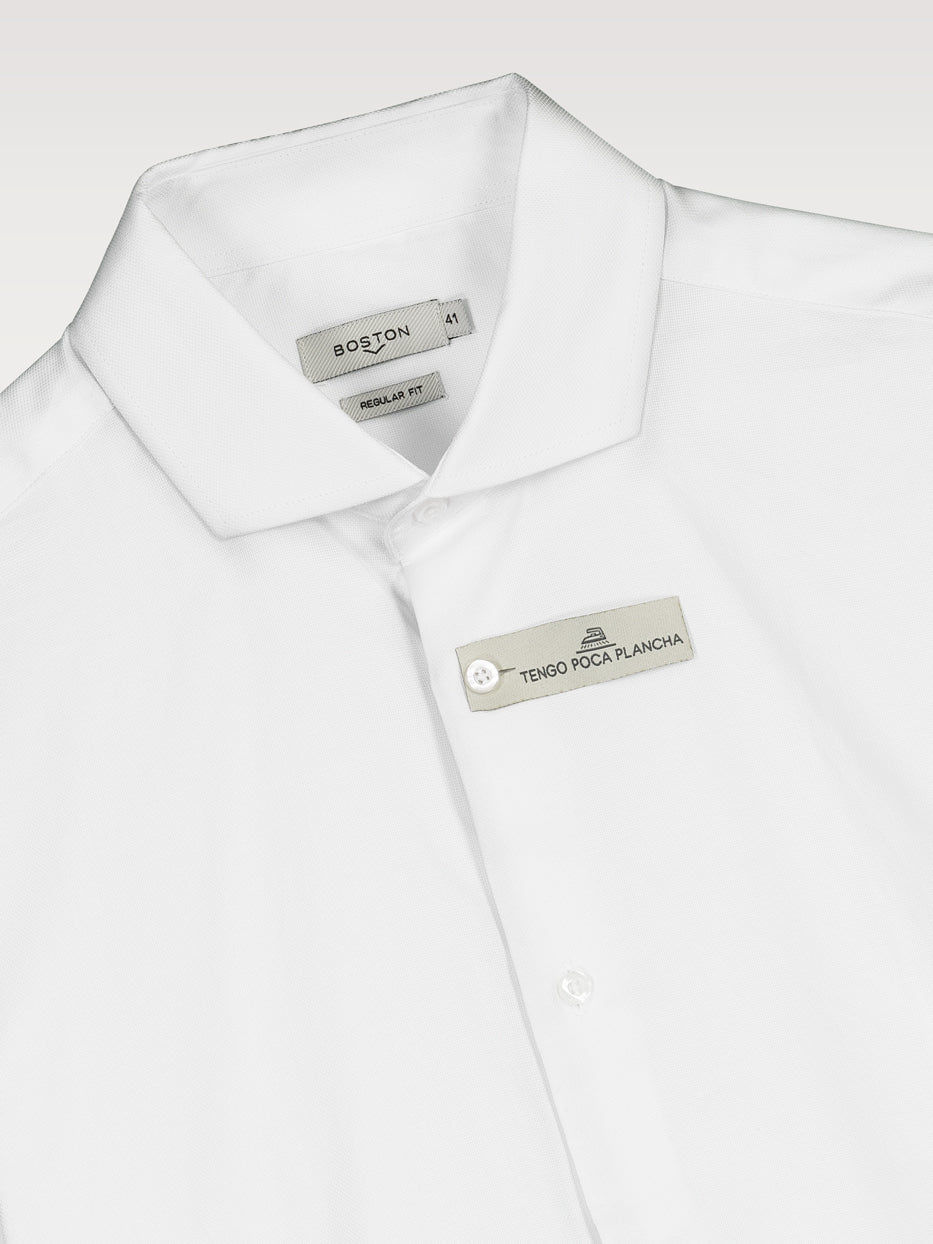 Camisa vestir 100% algodón estructura