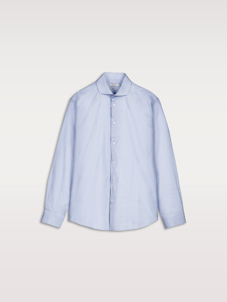 Camisa vestir 100% algodón estructura
