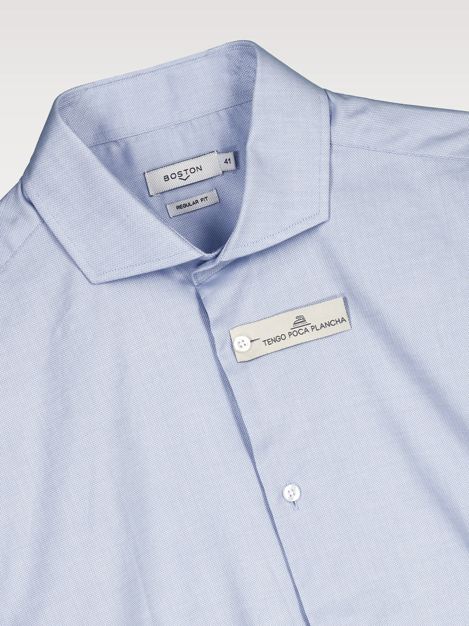 Camisa vestir 100% algodón estructura