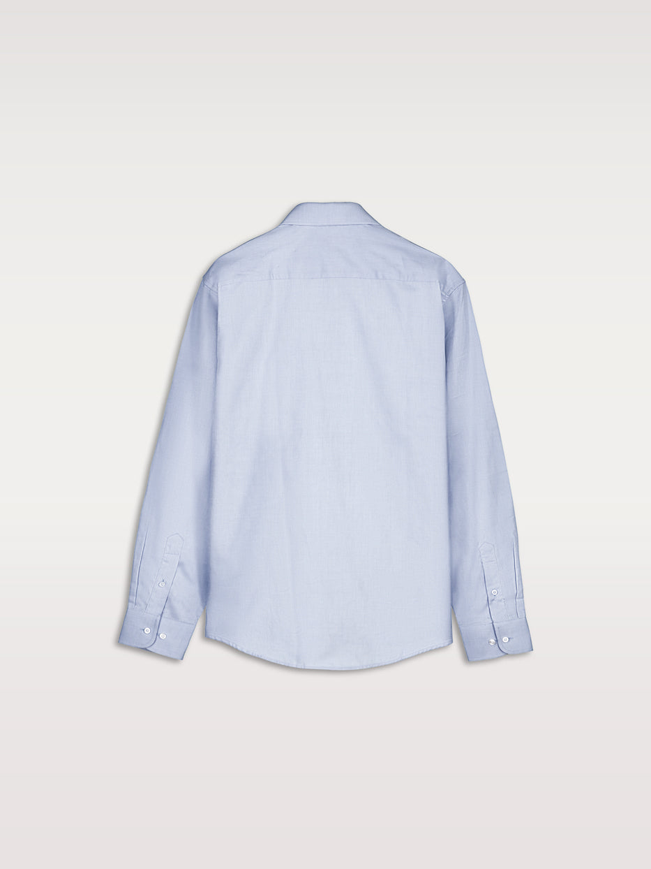 Camisa vestir 100% algodón estructura