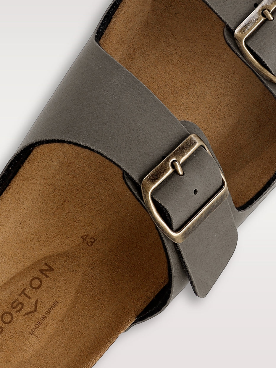 Sandalia bio corcho doble hebilla