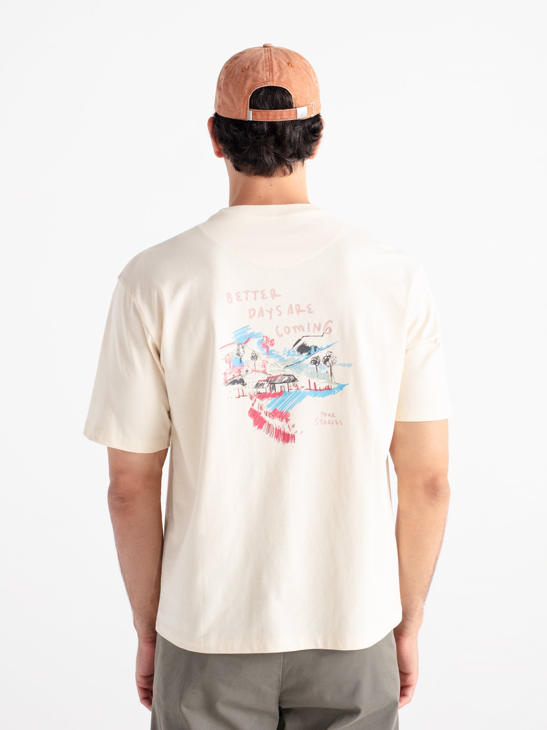 Camiseta confort algodón "Your stories"