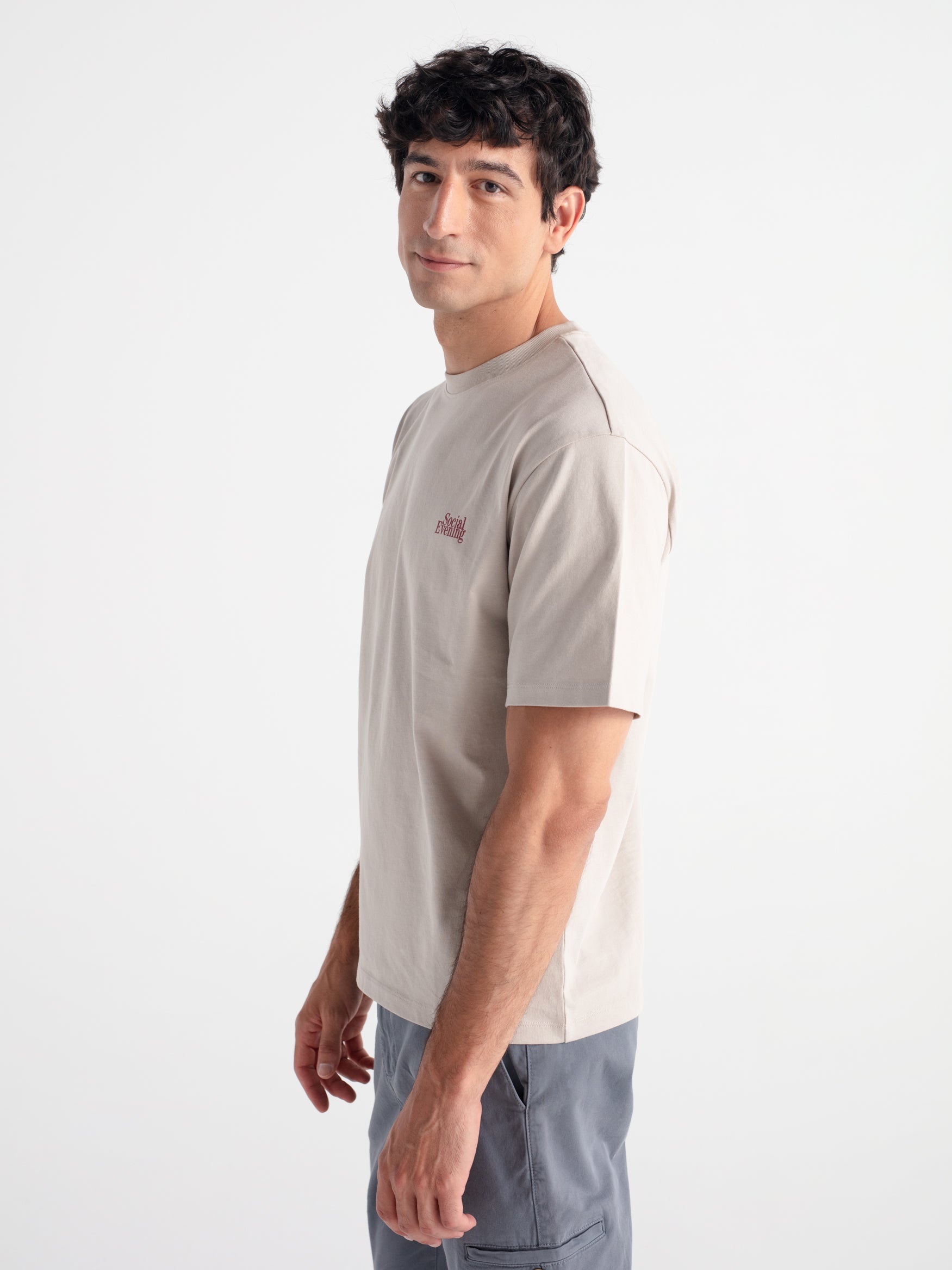 Camiseta confort "social evening"