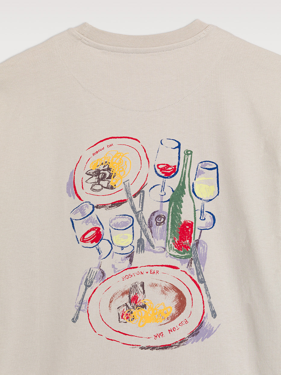 Camiseta confort "social evening"