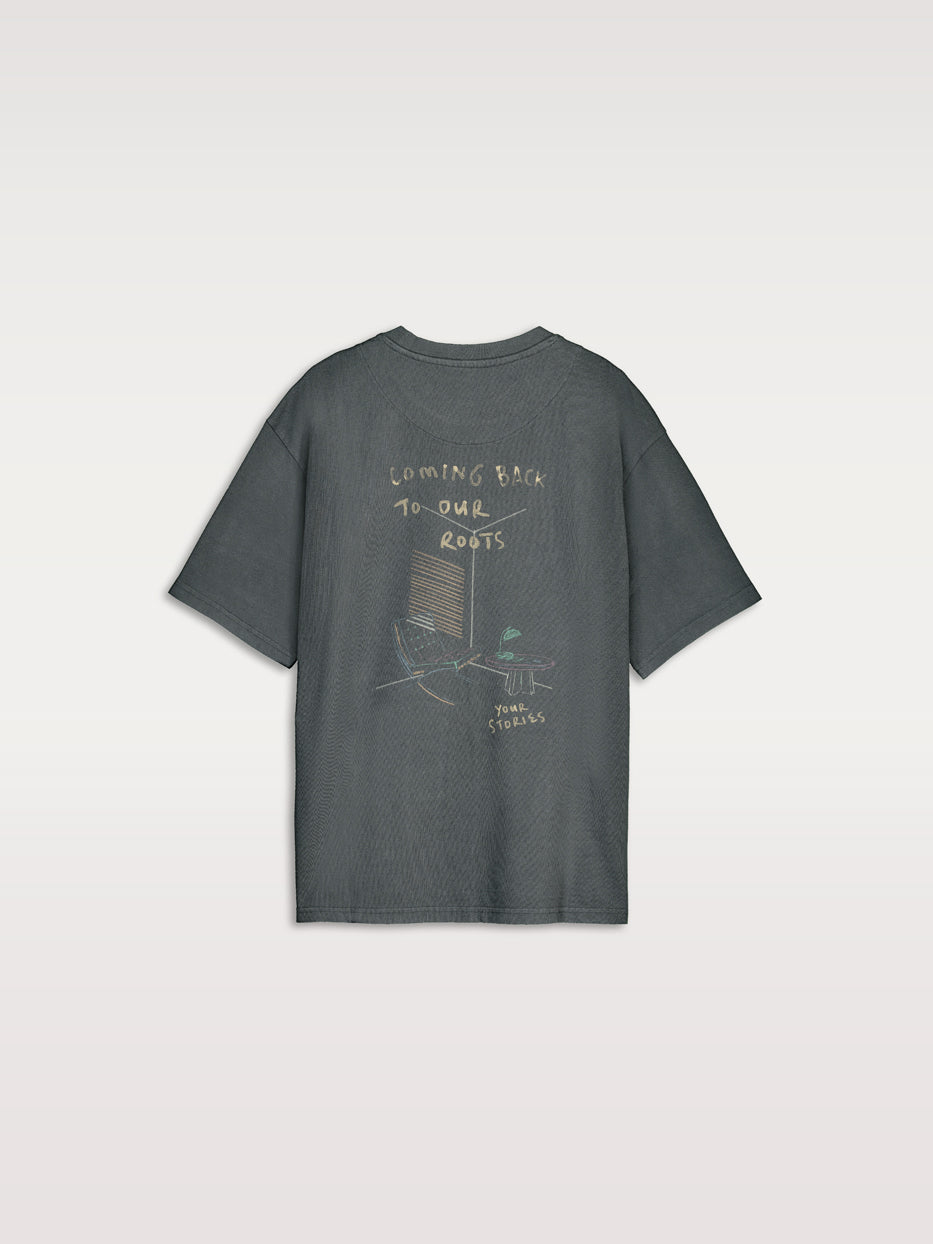 Camiseta confort gráfica salón