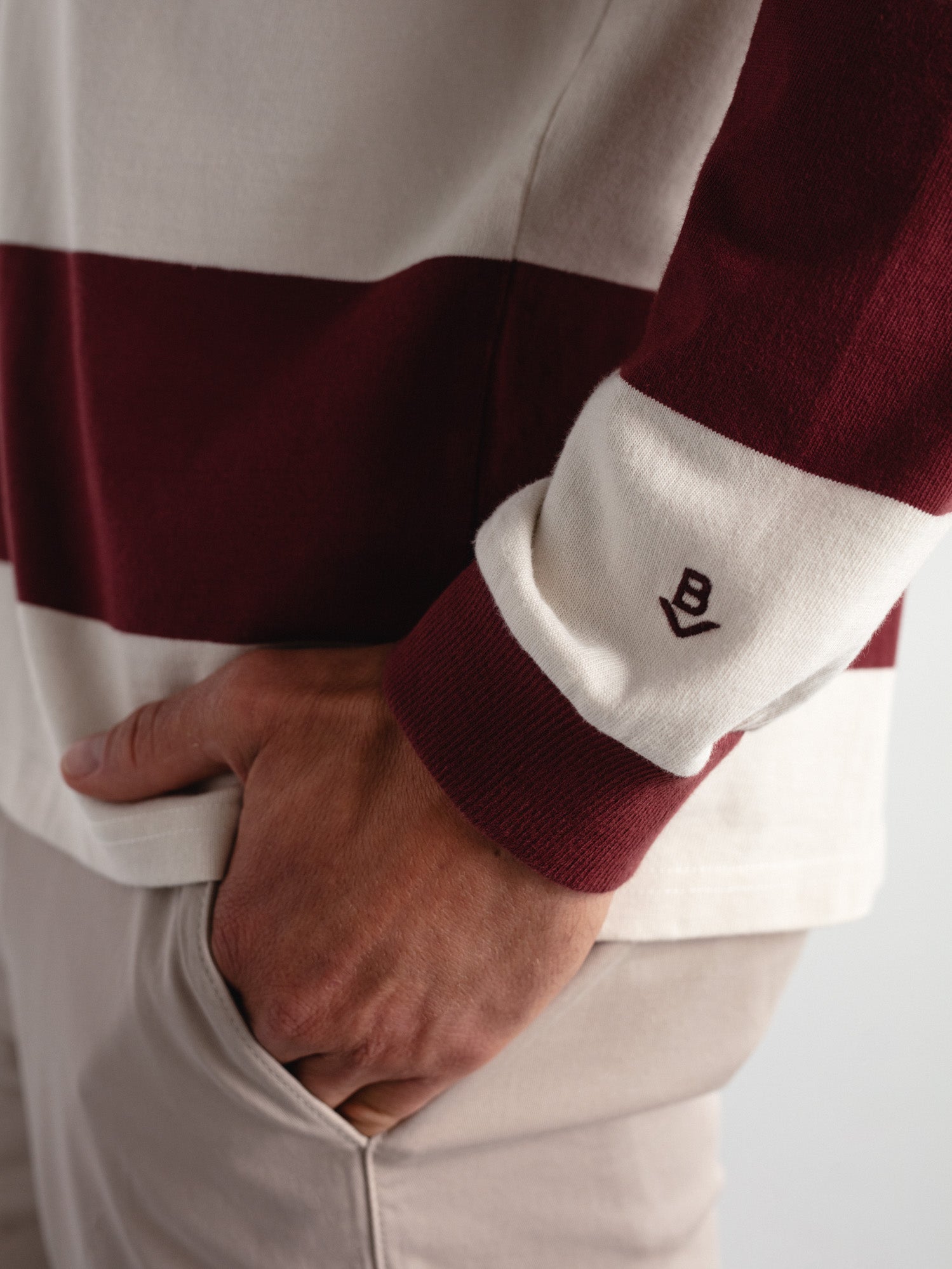 Polo relaxed fit rayas