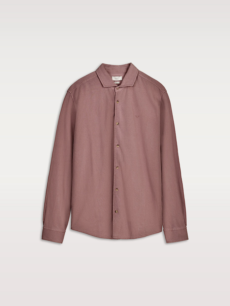 Camisa regular punto piqué