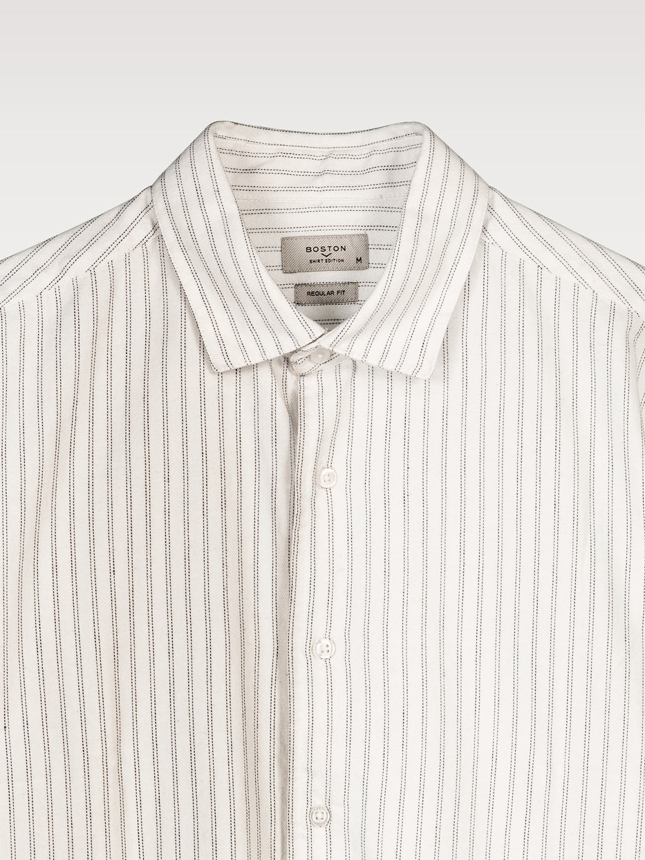 Camisa regular rayas smart