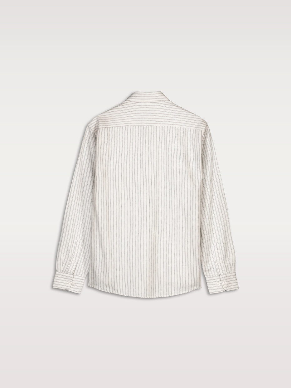 Camisa regular rayas smart