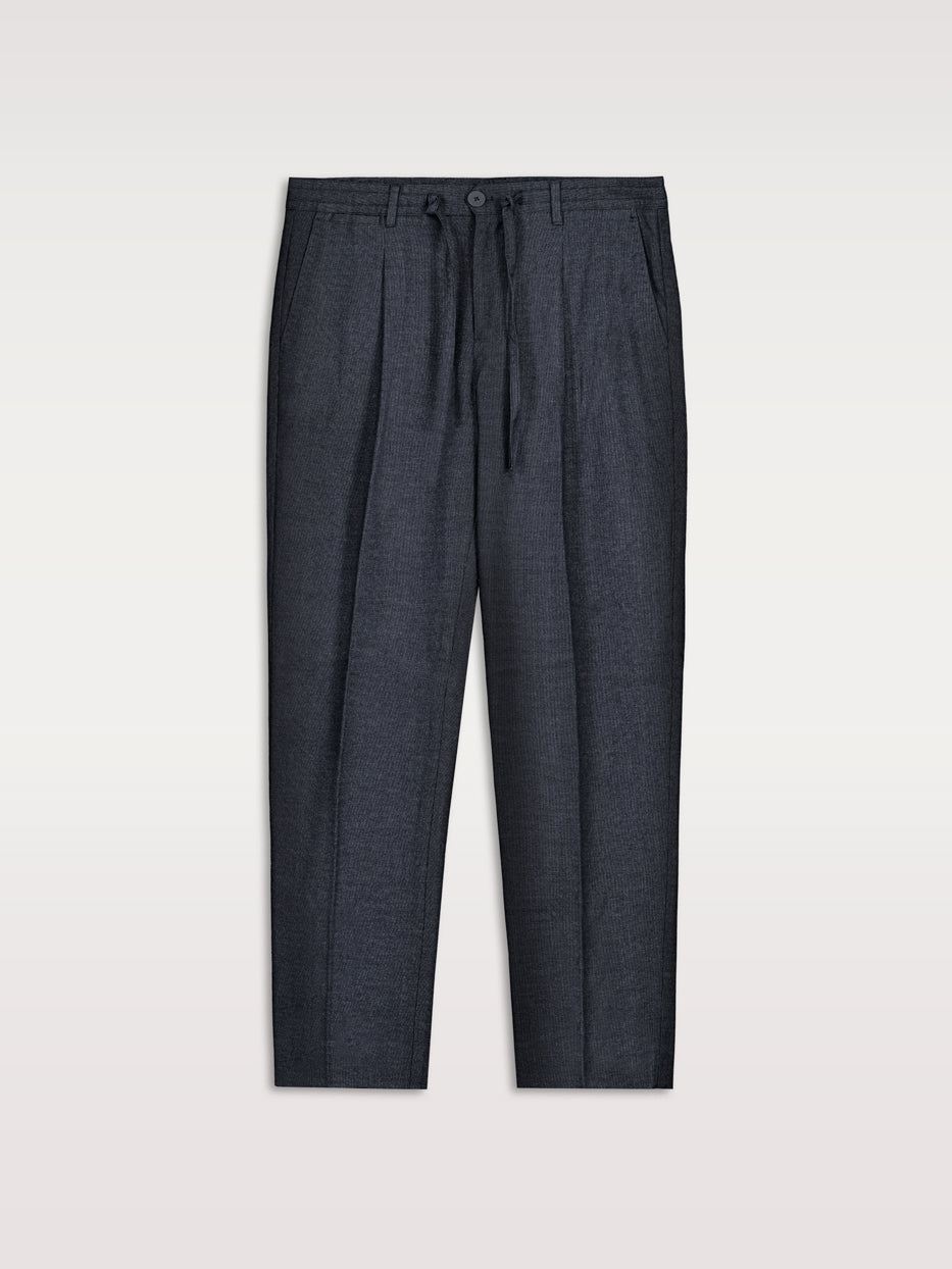 Pantalón smart falso liso