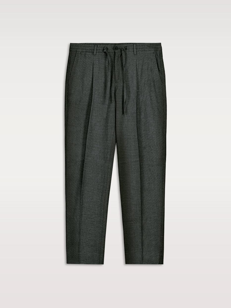 Pantalón smart falso liso
