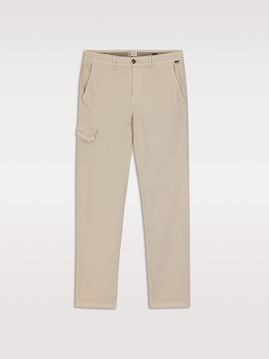Pantalón regular fit cargo con estructura