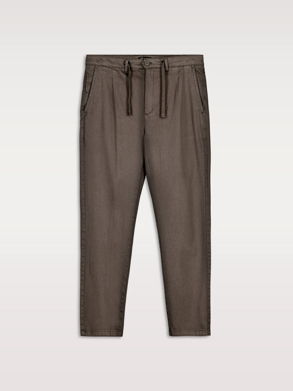Pantalón algodón con pinzas