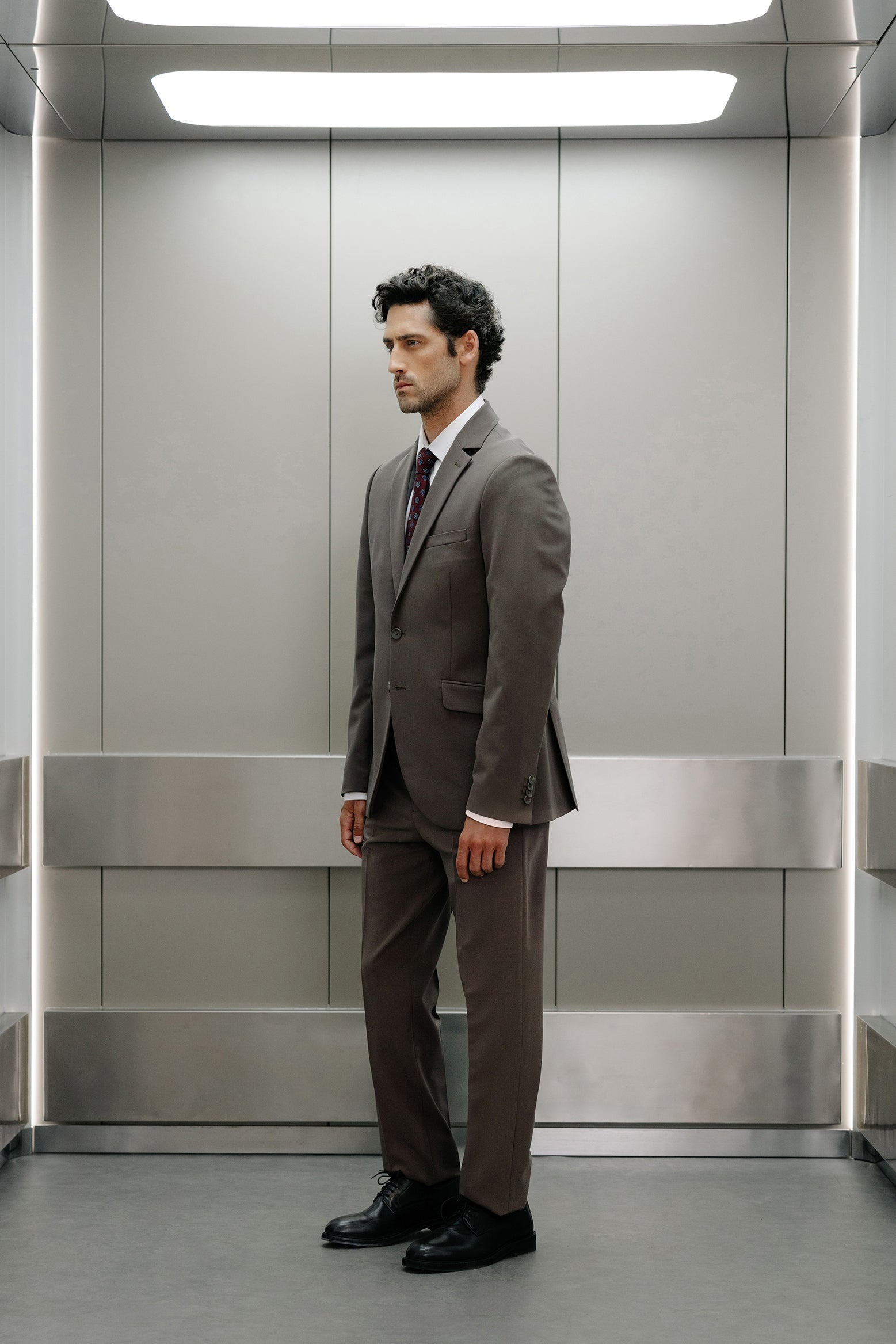 Americana traje slim fit liso