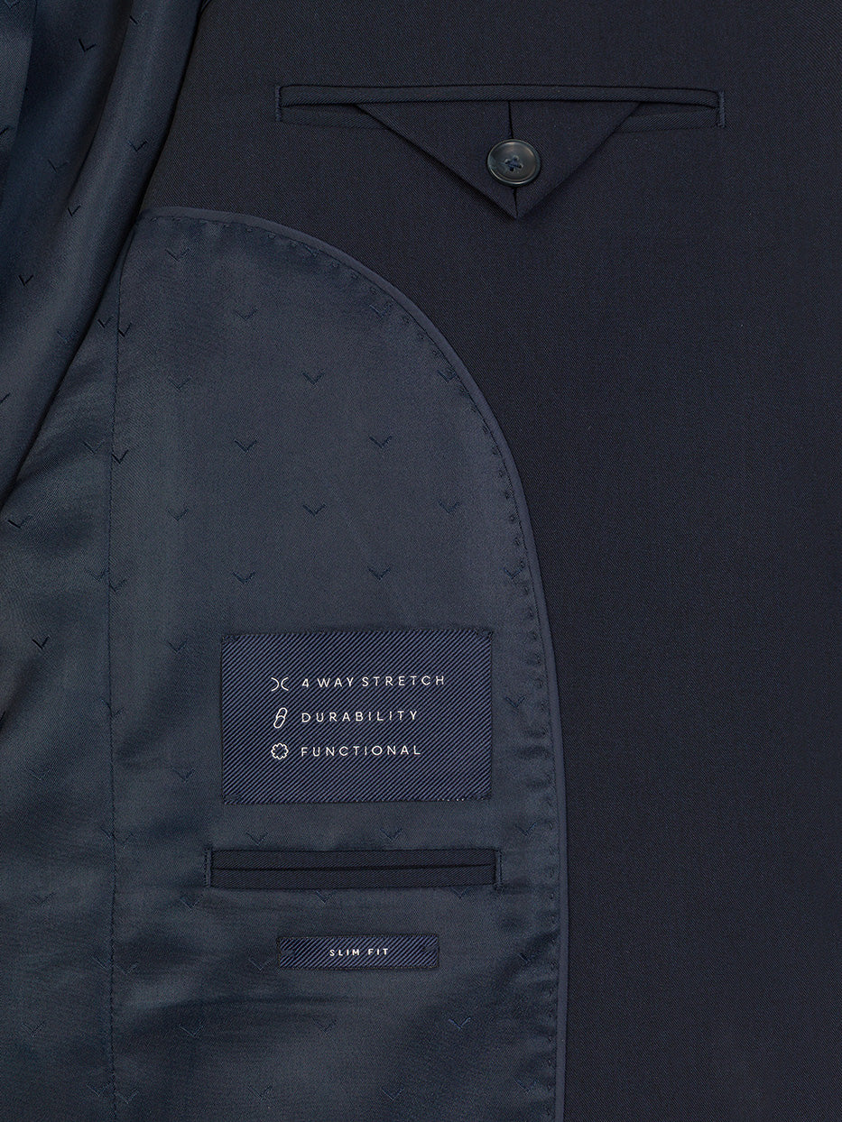 Americana traje slim fit liso