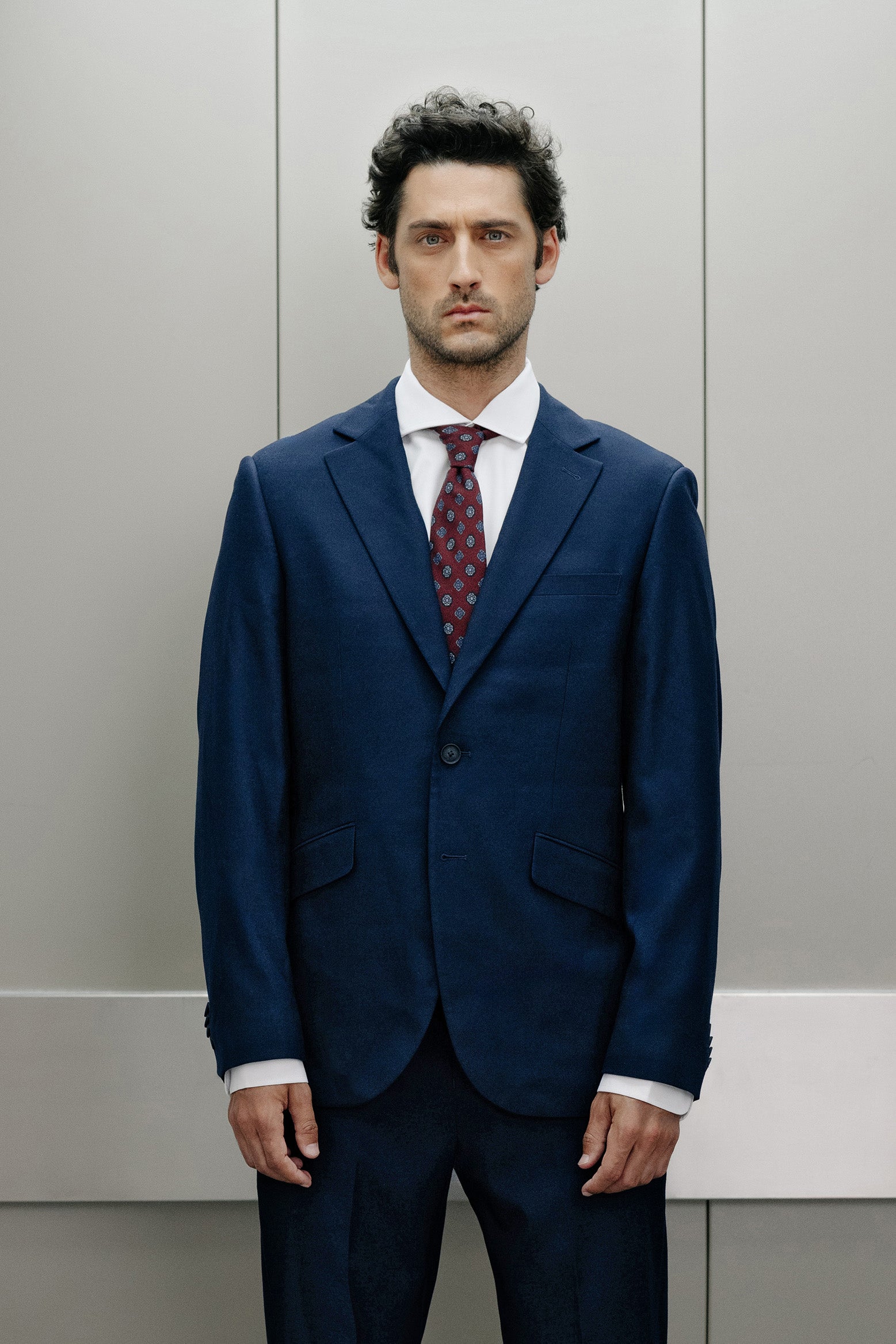 Americana traje slim fit liso