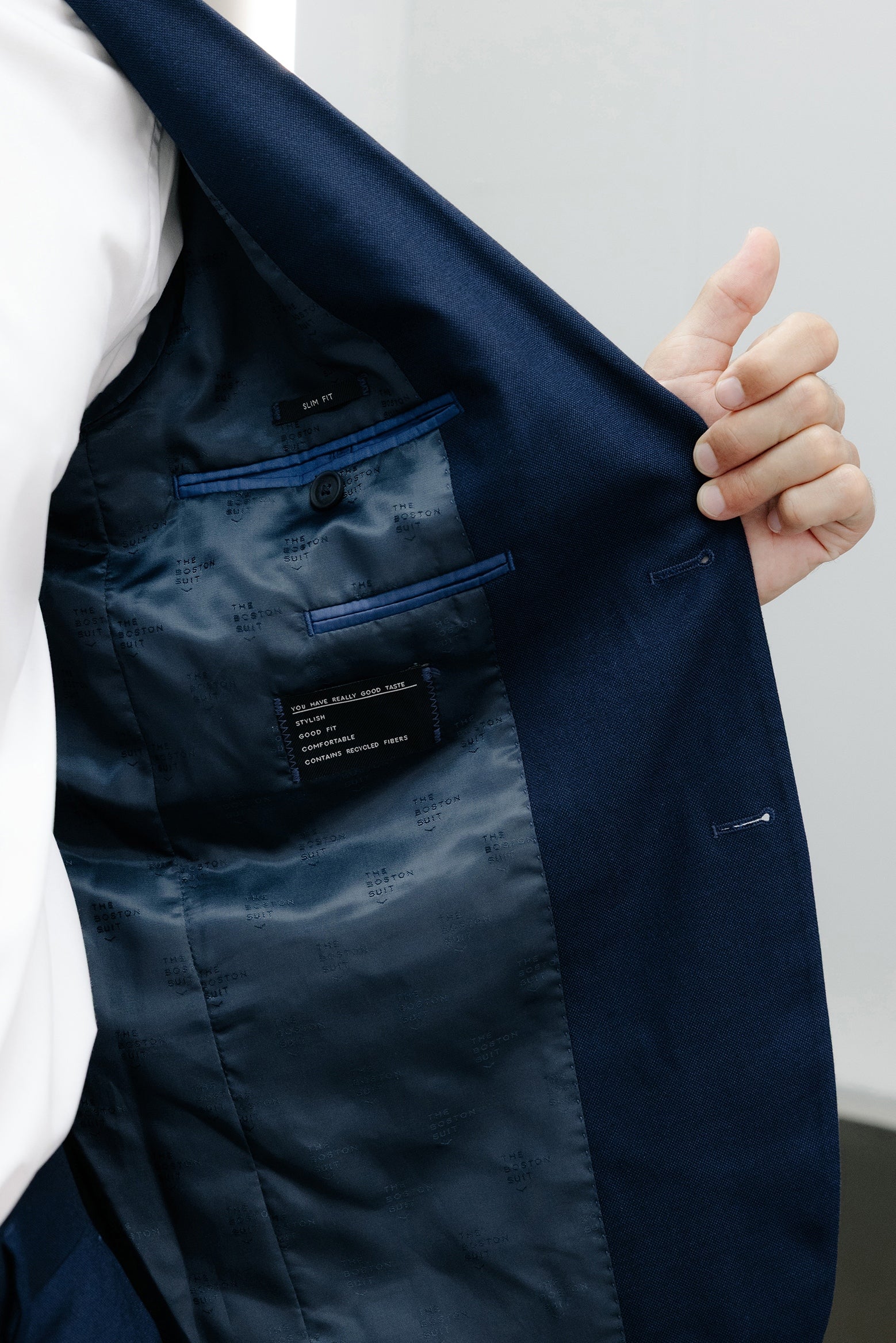 Americana traje slim fit liso