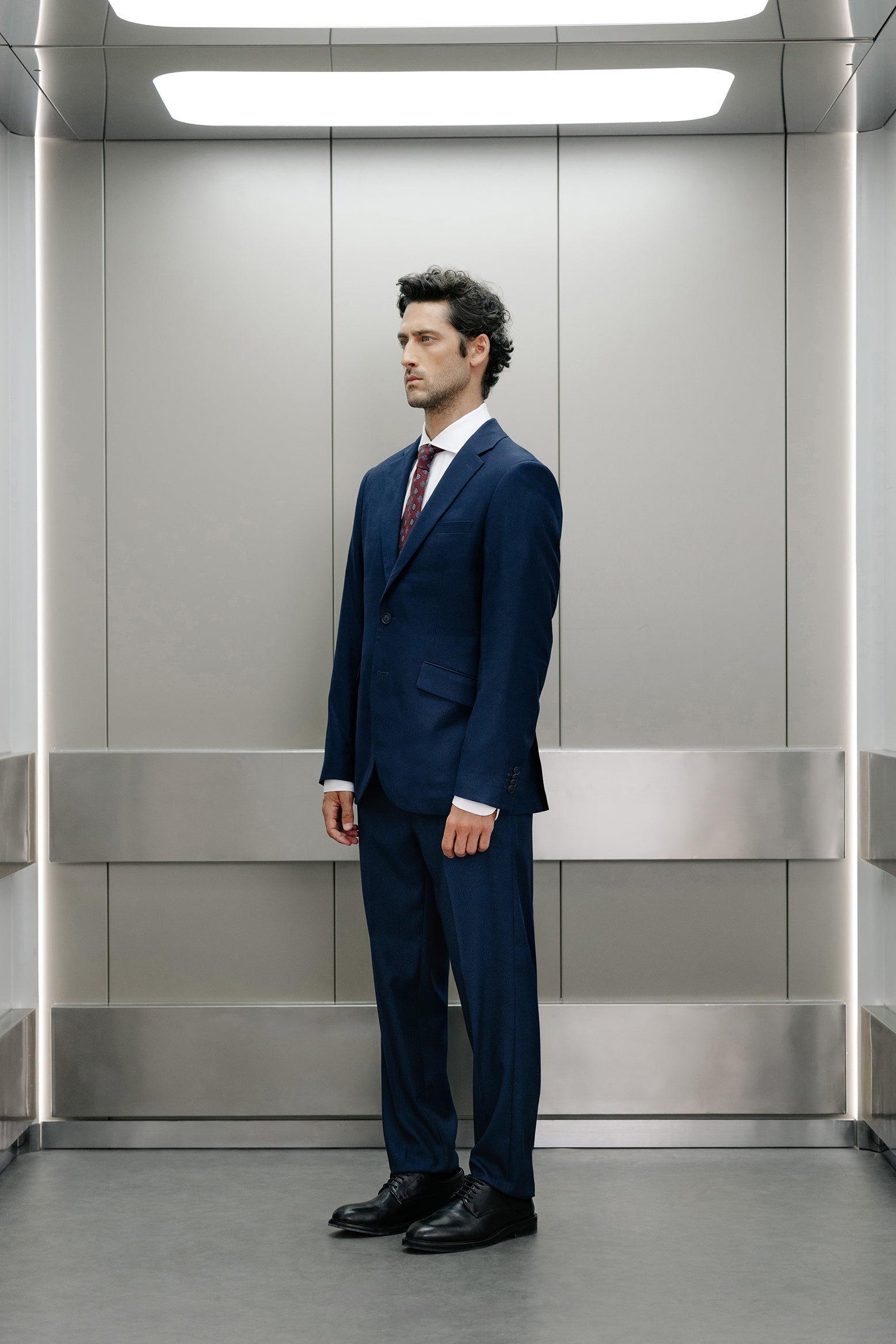 Americana traje slim fit liso