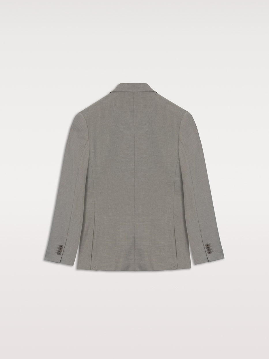 Americana traje slim fit falso liso