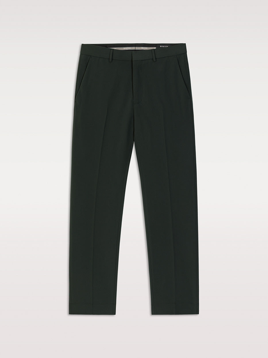 Pantalón traje slim fit liso