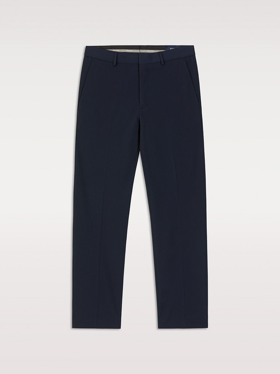Pantalón traje slim fit liso