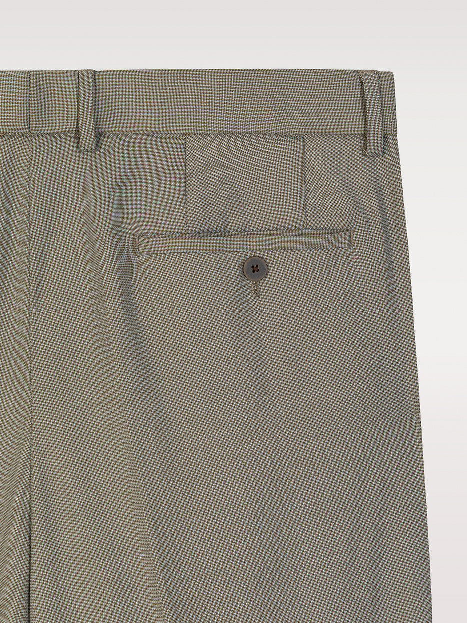 Pantalón traje falso liso