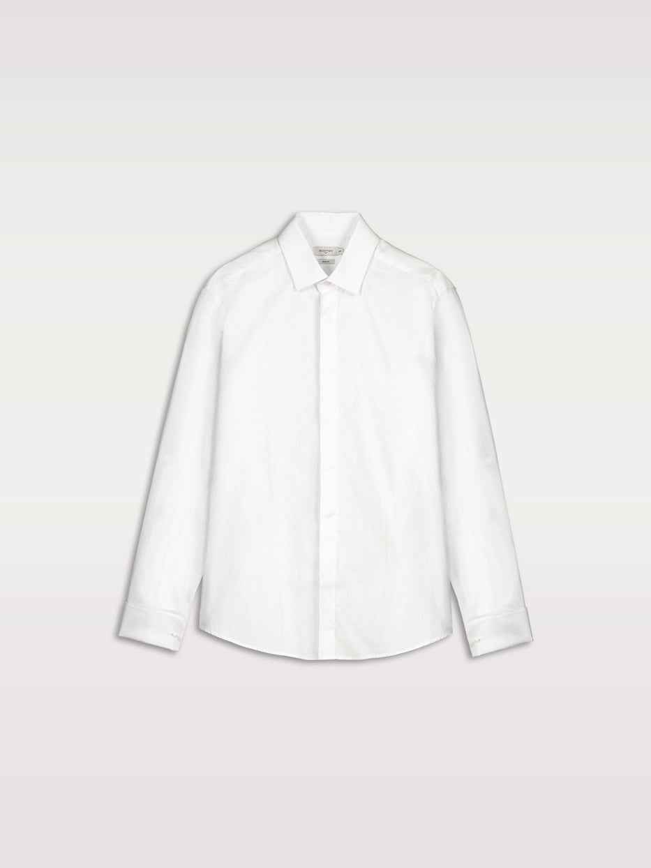 Camisa slim fit botones ocultos