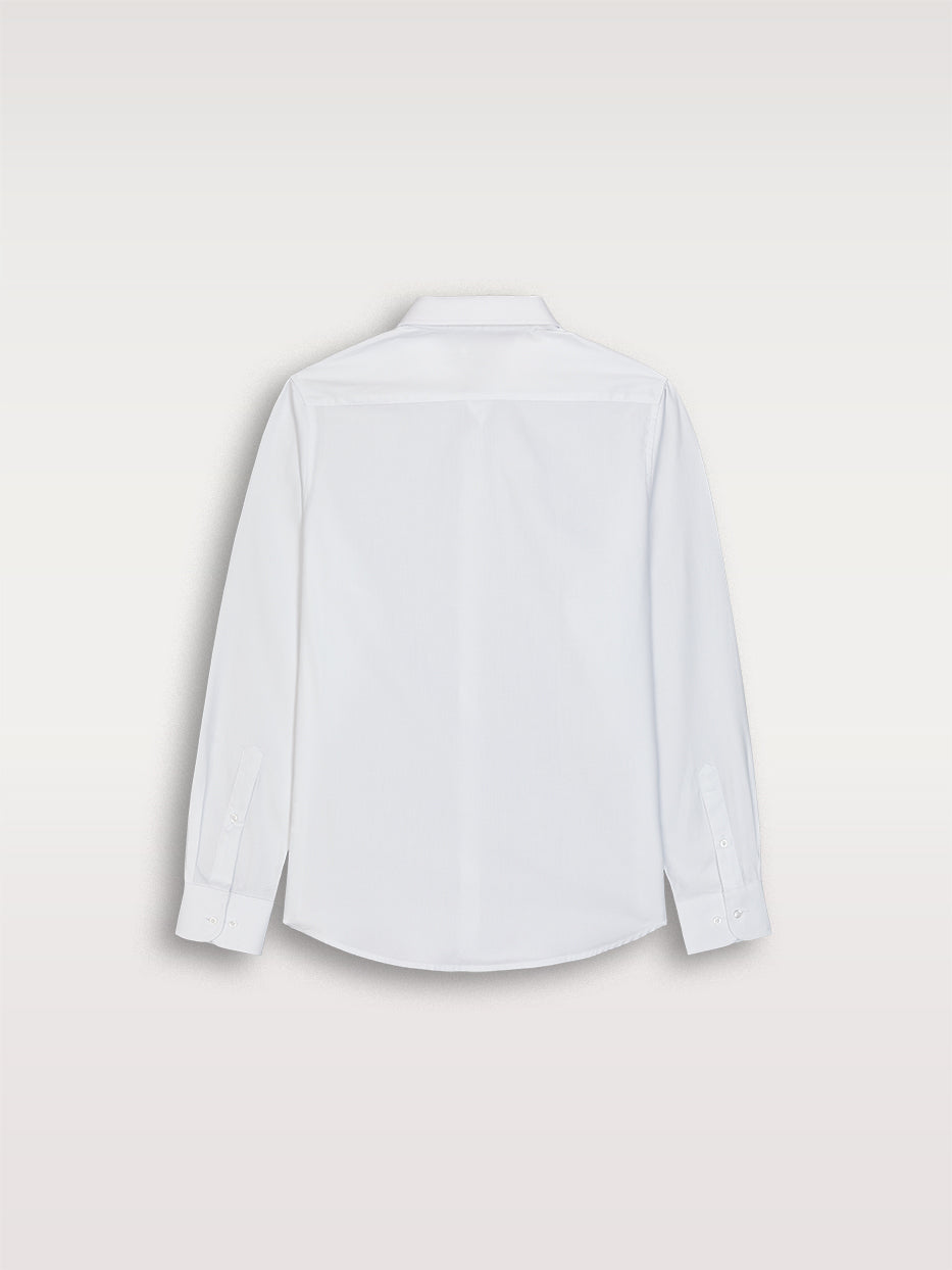 Camisa vestir regular fit 100% algodón