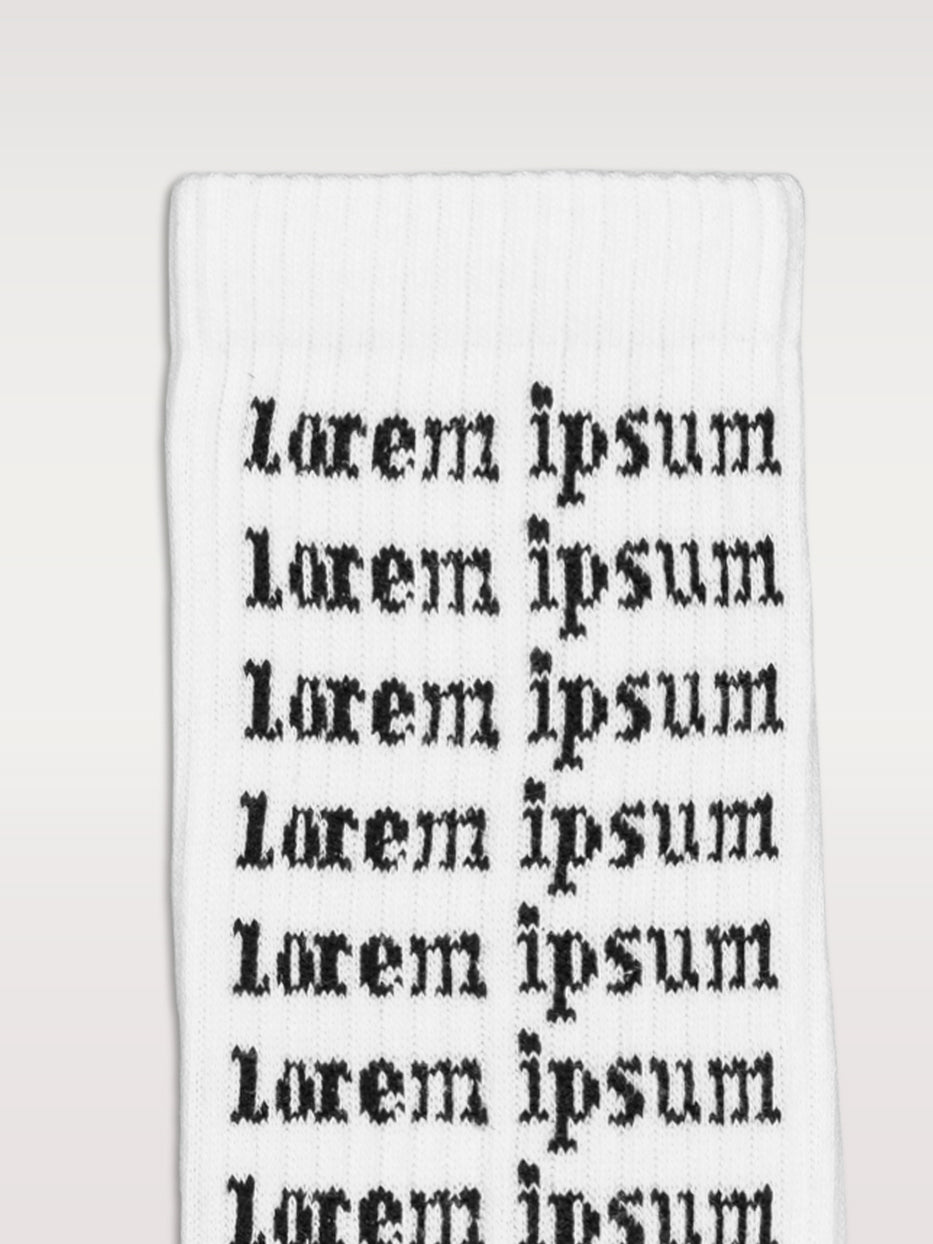 Calcetines canalé lorem ipsum
