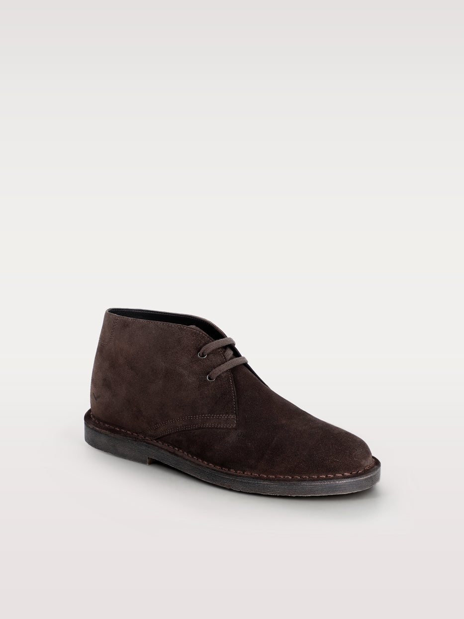 Botines piel serraje