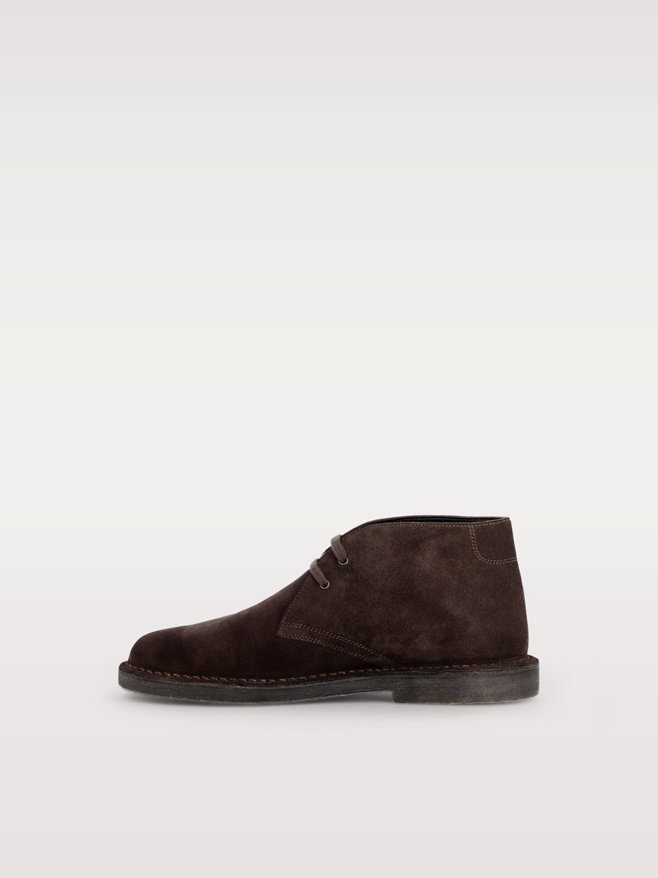 Botines piel serraje