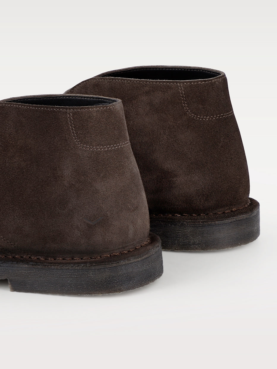 Botines piel serraje