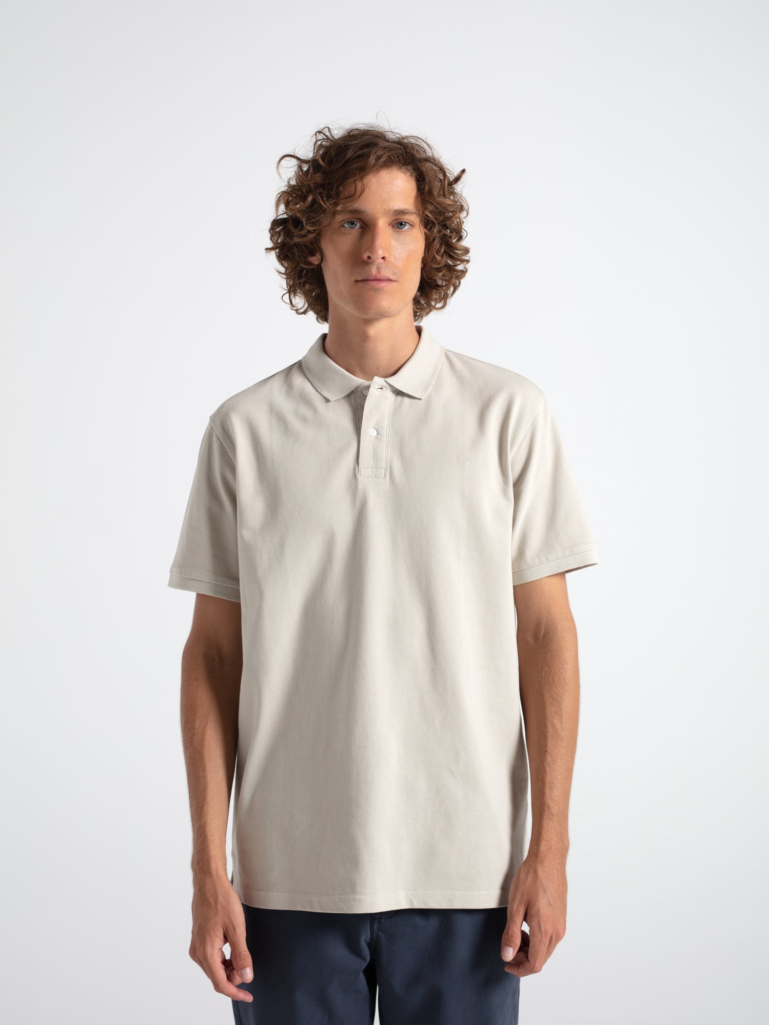 Polo algodón esencial manga corta