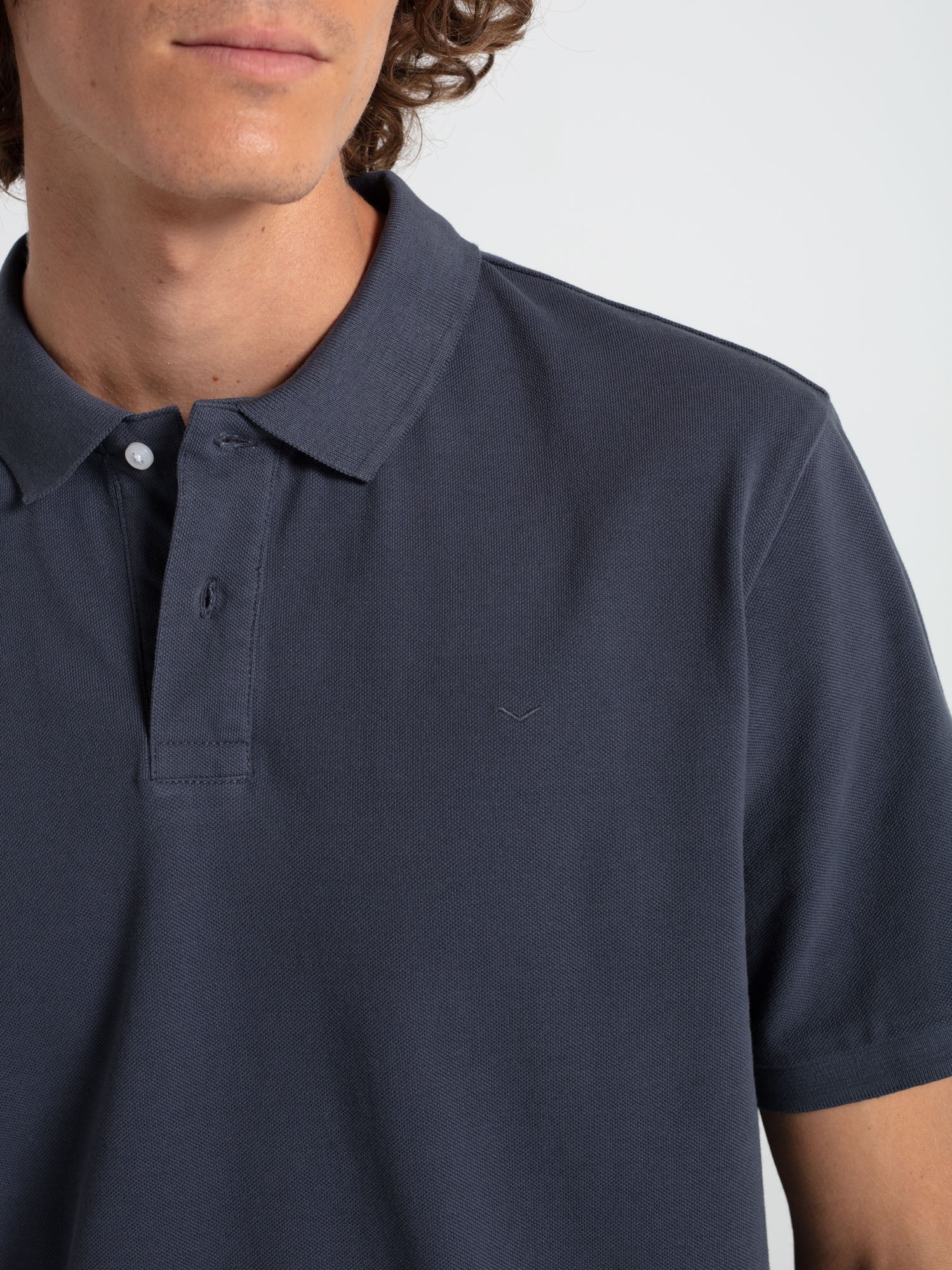 Polo algodón esencial manga corta
