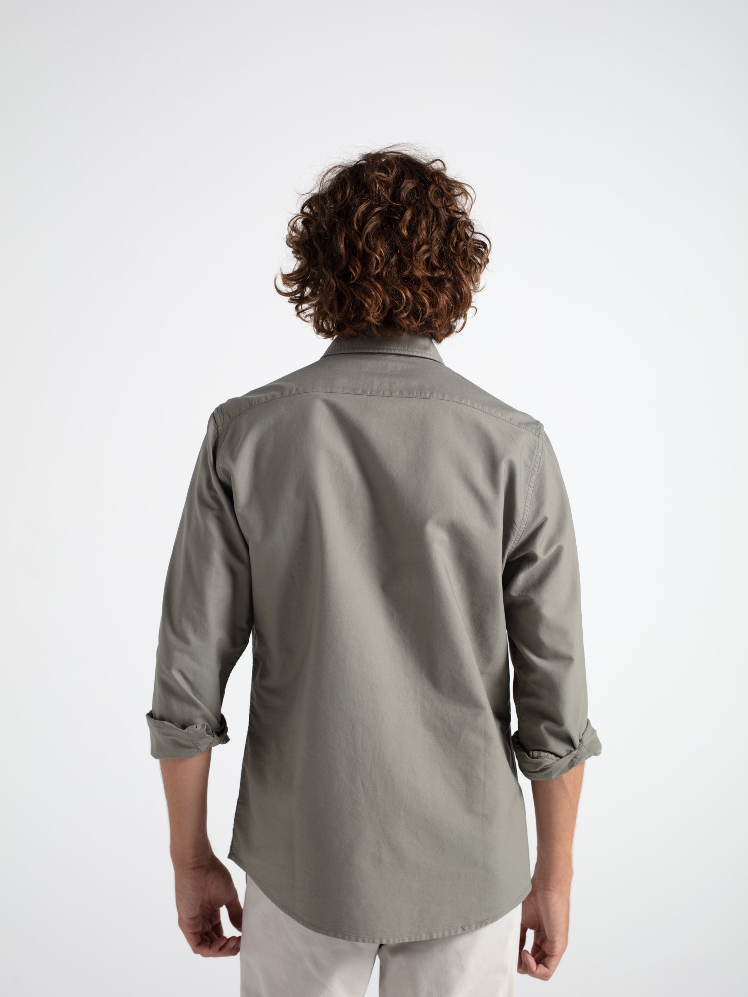 Camisa slim fit oxford algodón